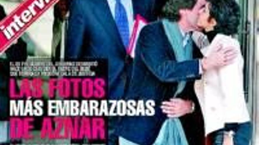 `Interviú´ publica las fotos de Aznar con Rachida Datti