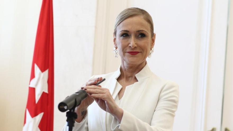 La expresidenta de Madrid Cristina Cifuentes.