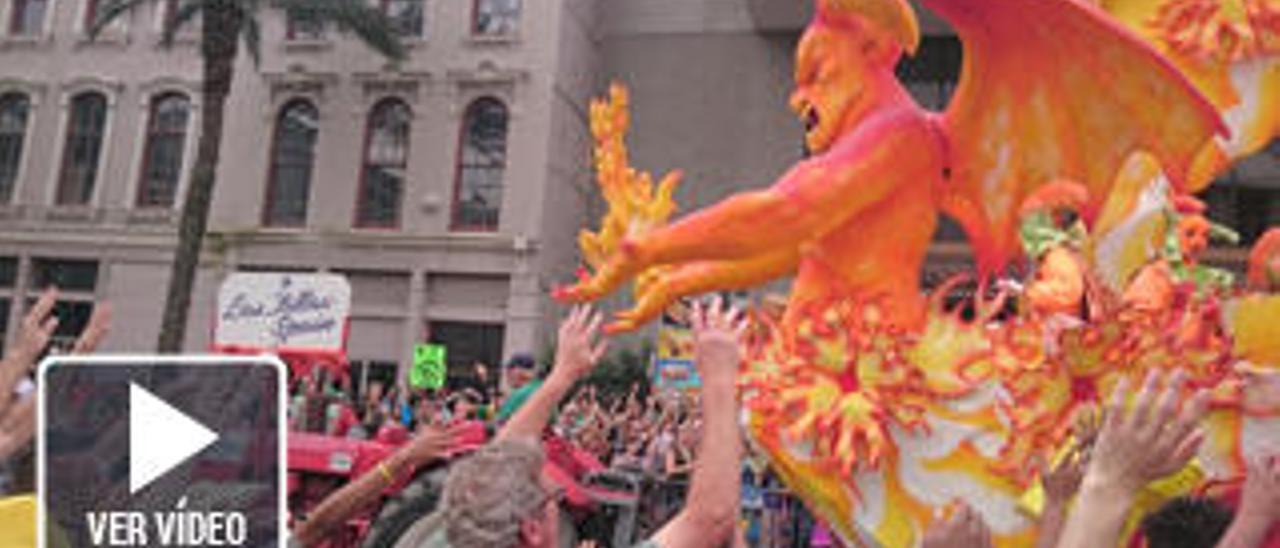 El Carnaval de Nueva Orleans homenajea a las Fallas en el Mardi Gras