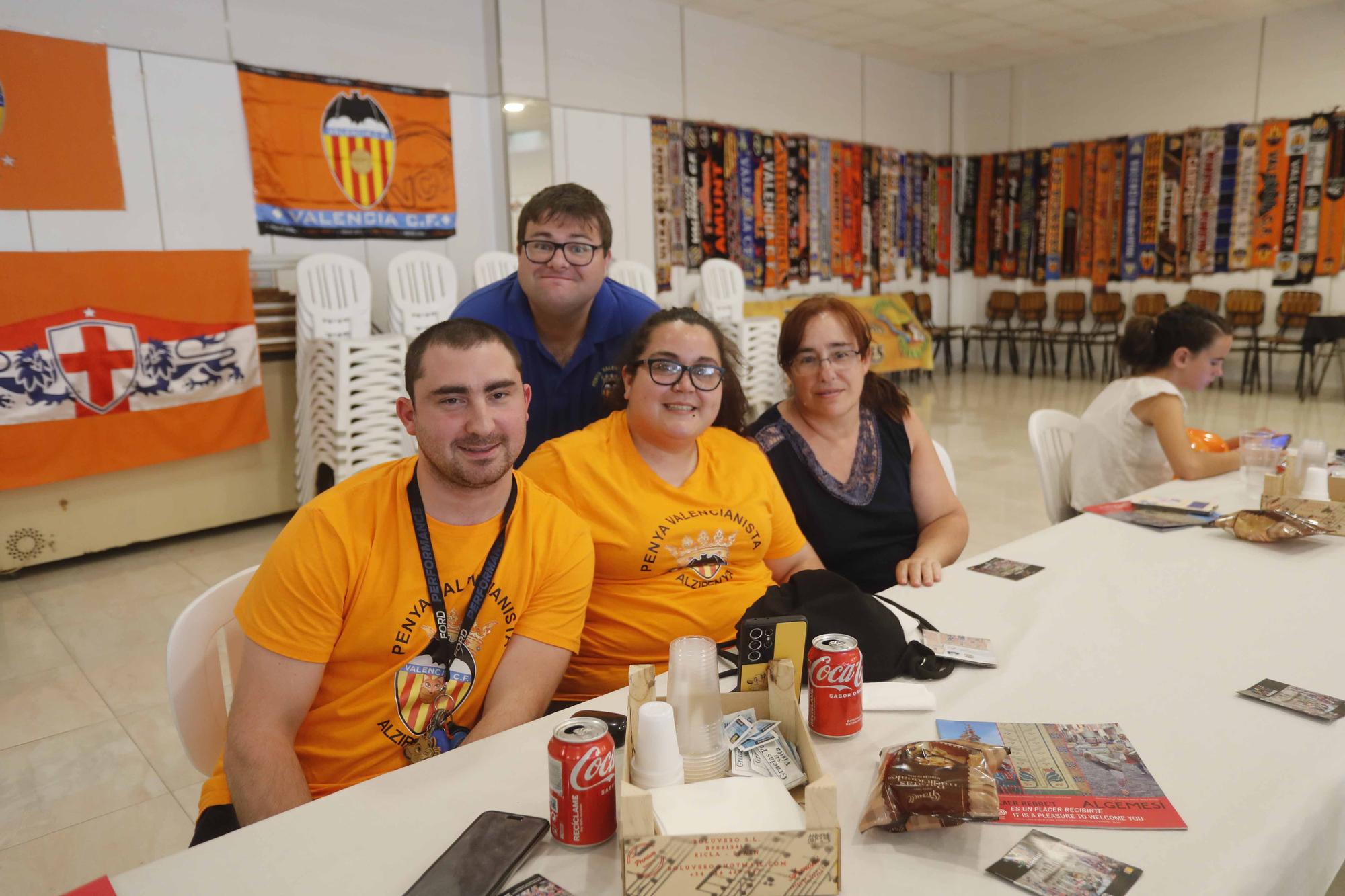 Así fue la fiesta del sector ocho de las peñas valencianistas en Algemesí