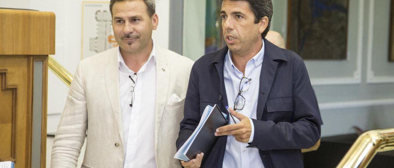 Alejandro Morant y Carlos Mazón en una imagen de archivo.