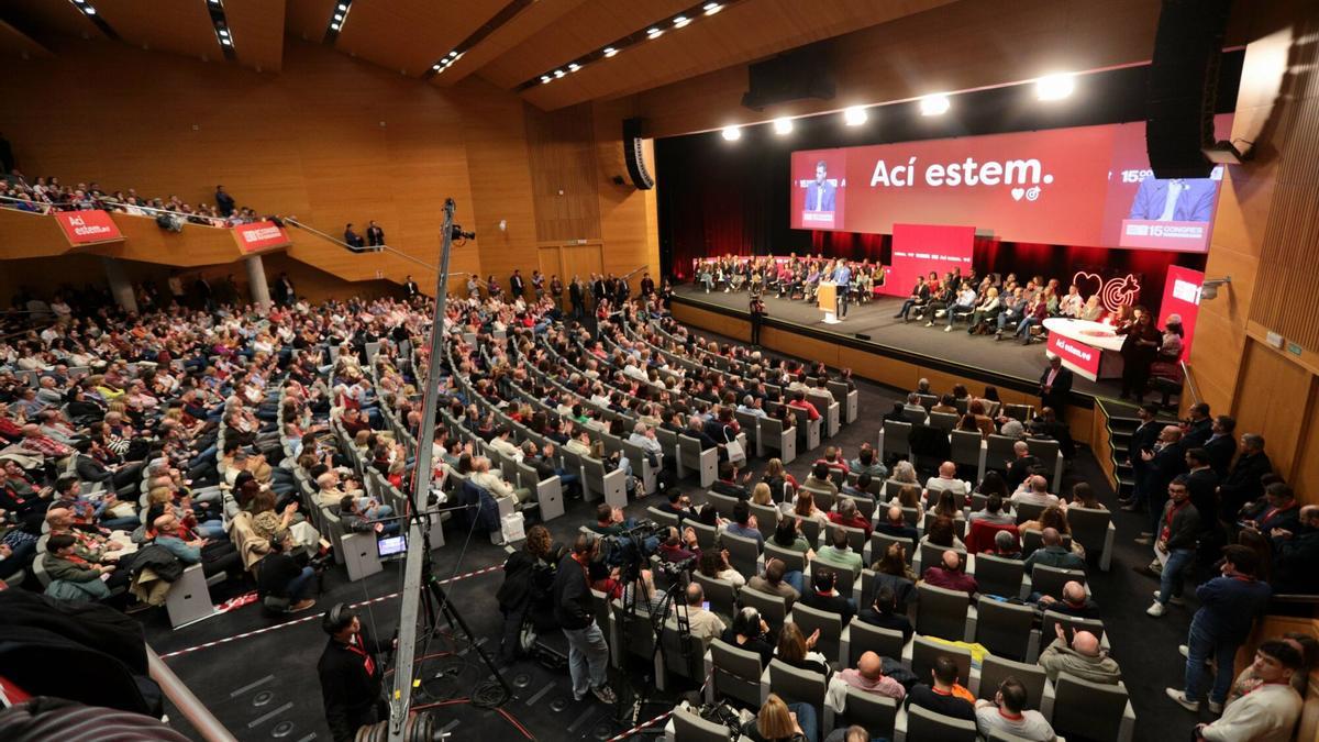 Imagen del Congreso del PSPV celebrado en enero de 2025 en València.