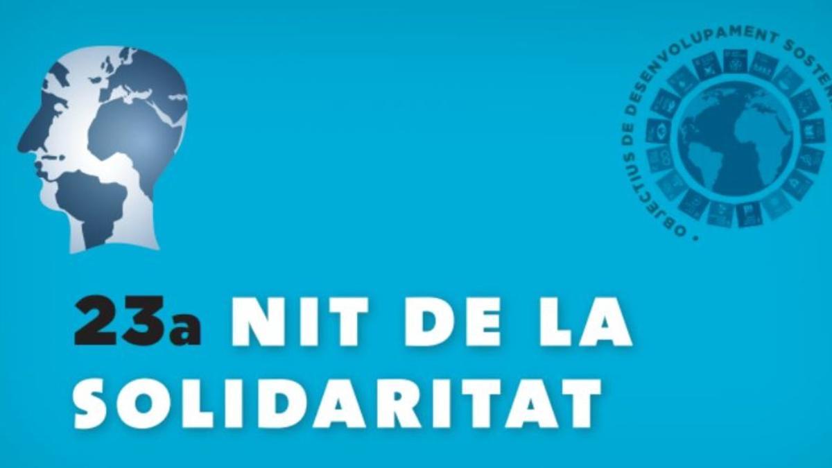 Cartel de la 23ª Nit de la Solidaritat de Mataró.