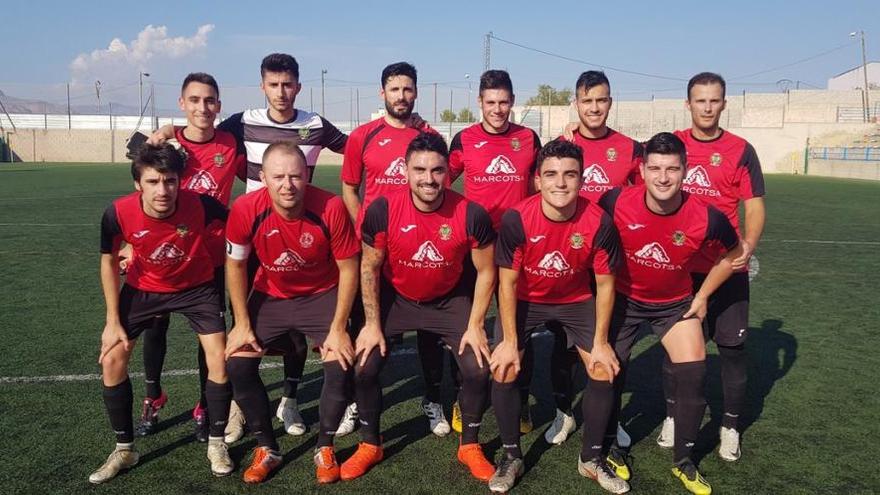 Una formación del Pinoso en su pretemporada.