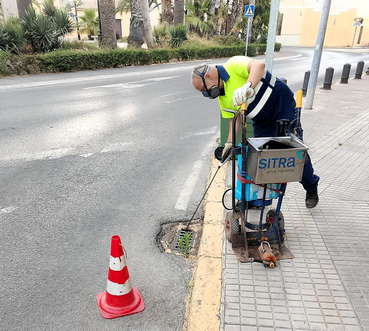 Tratamientos en el alcantarillado de Almassora.