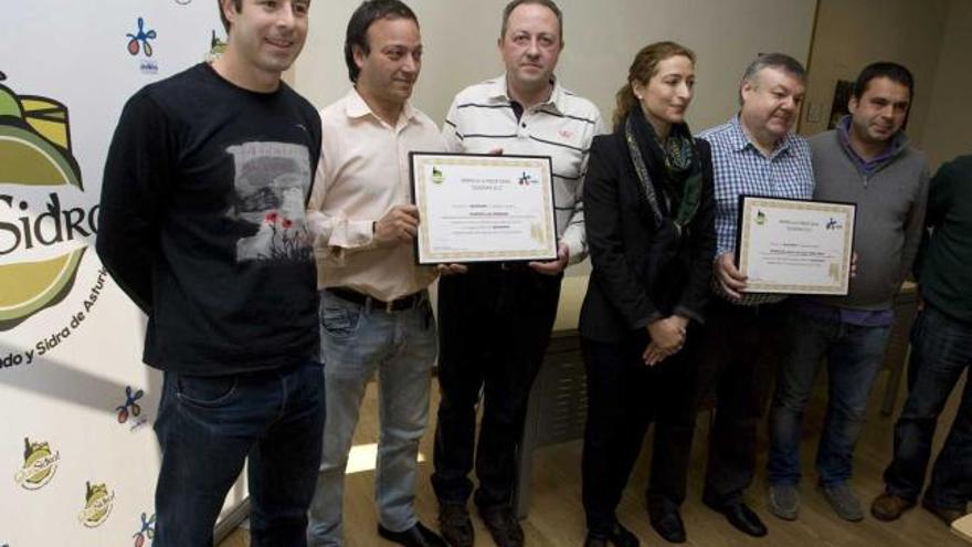 Los Peñones y Cabruñana, premios de «QueSidra!»