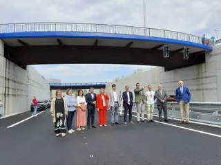 VÍDEO: Así fue la inauguración del desdoblamiento de la As 17 en Bobes, Siero