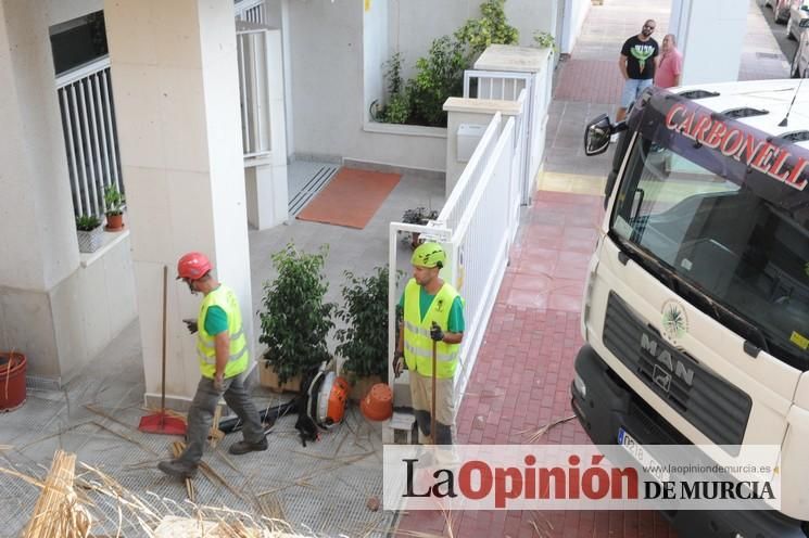 Desalojo y limpieza de la guardería de La Fama