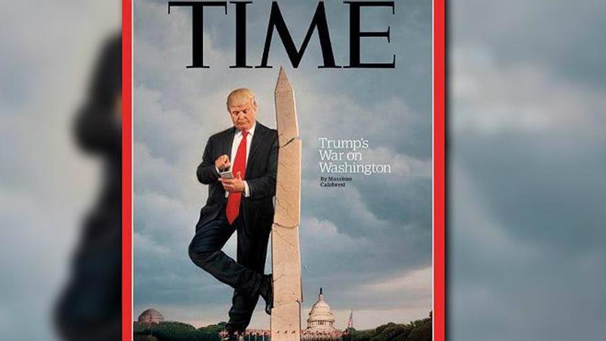 &#039;Time&#039; ataca de nuevo con otra portada animada de Donald Trump