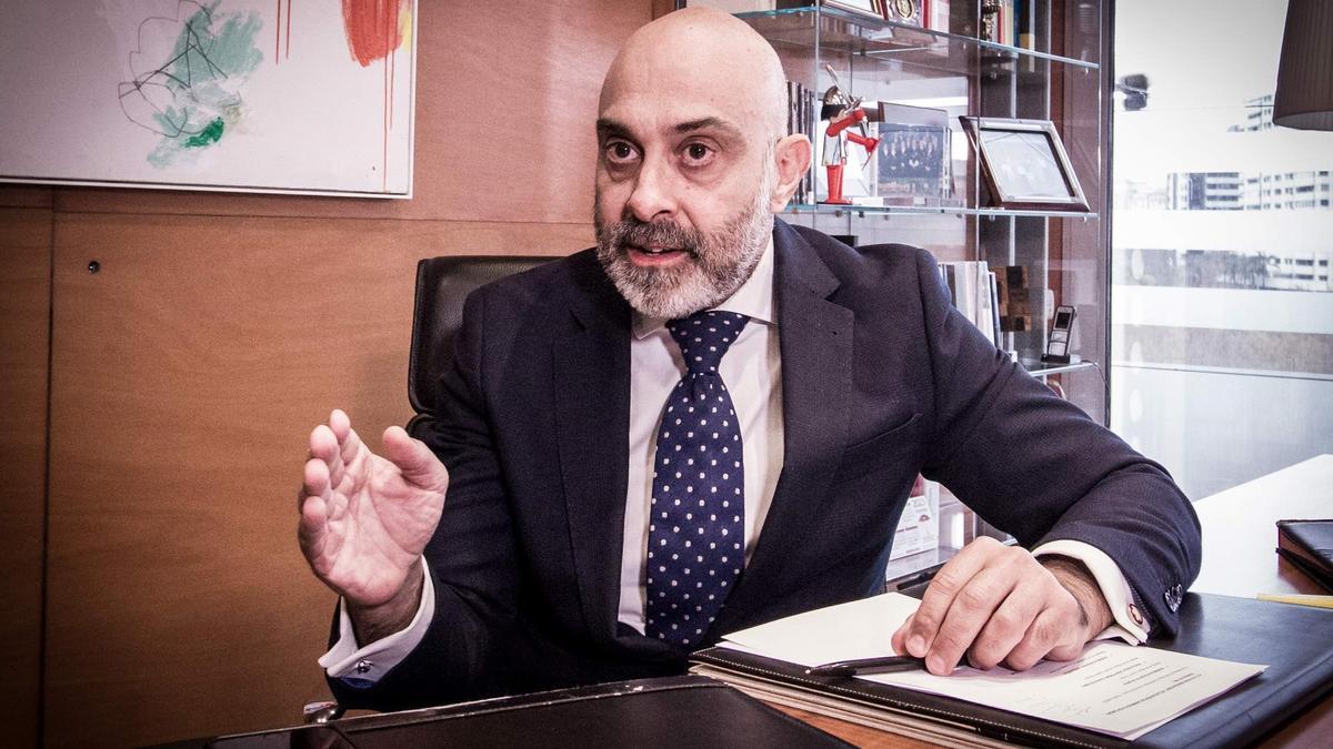 José Soriano, decano del Ilustre Colegio de Abogados de Valencia (ICAV).