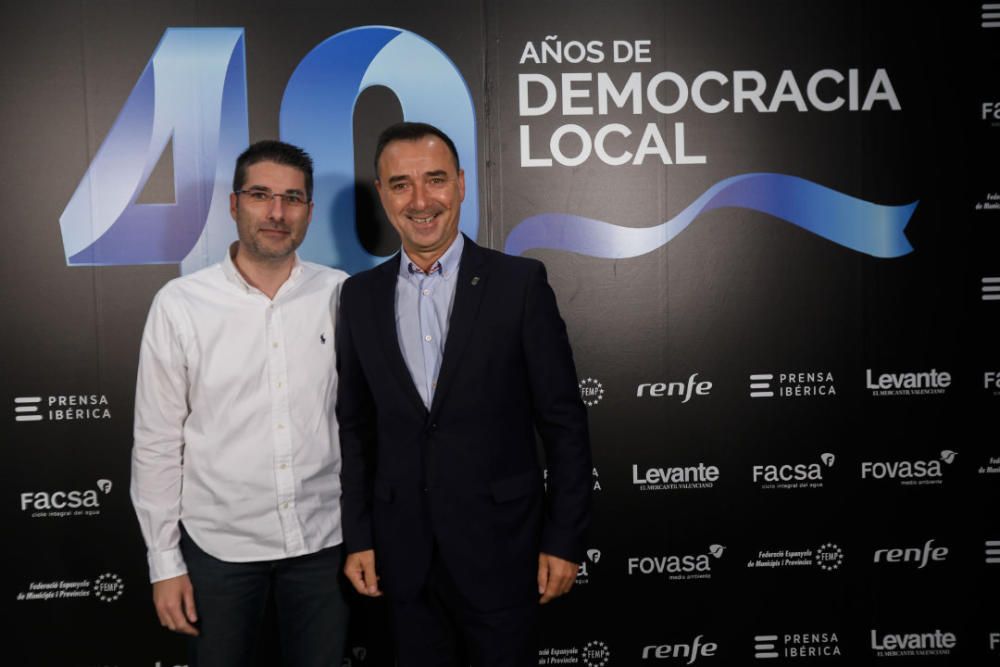 Gala de los 40 años de democracia local en Levante-EMV