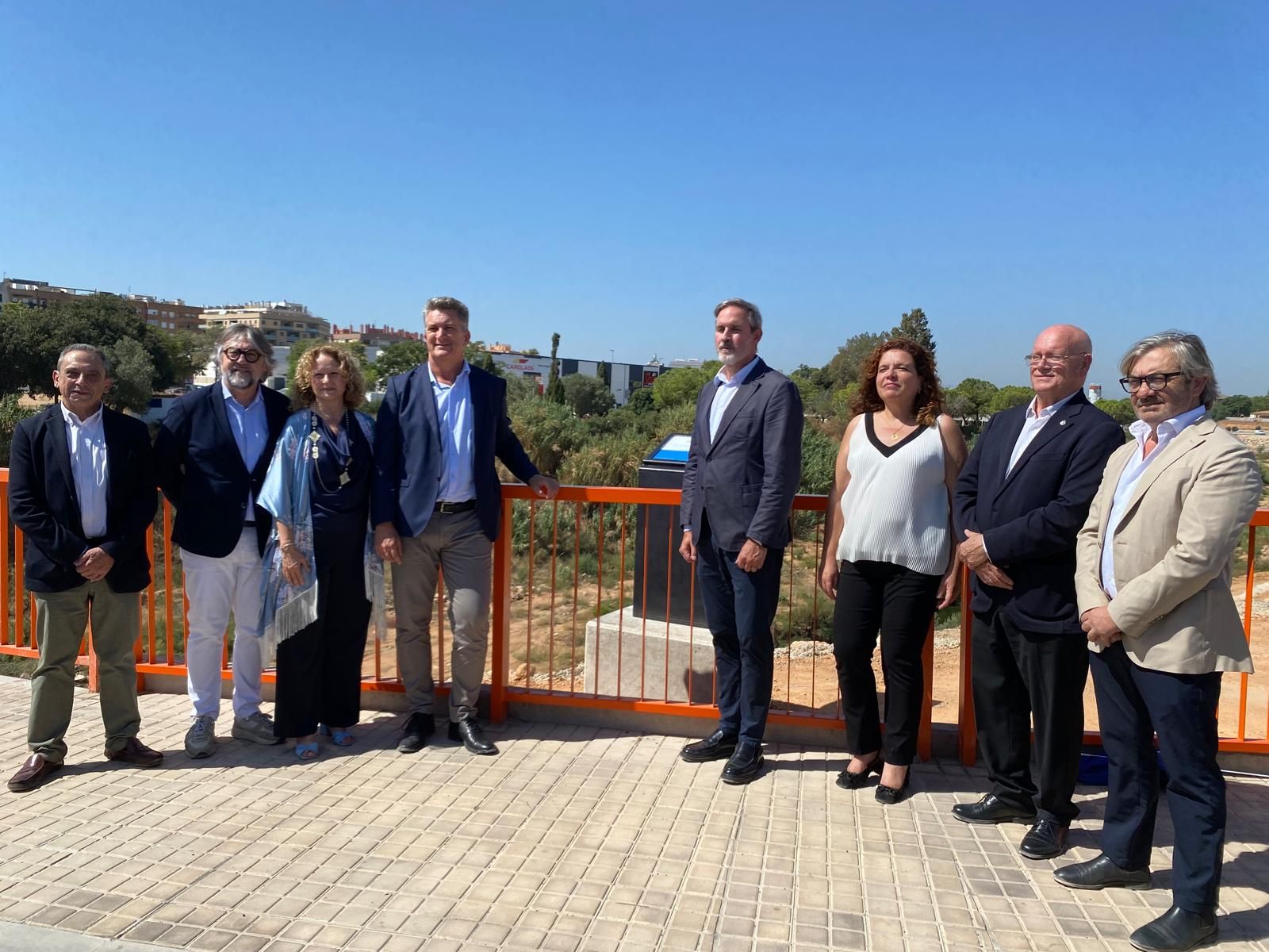 Inauguración del puente "Comunidad de Madrid" en Torrent