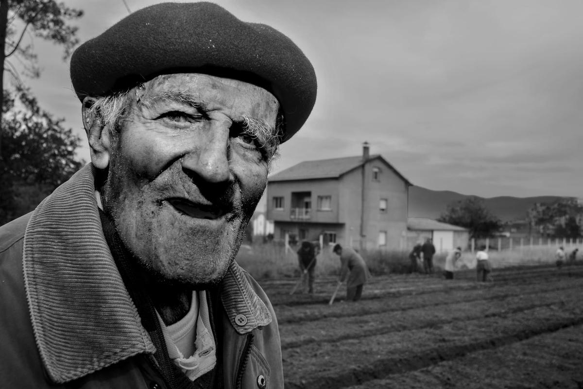 Retrato de José Burés Otero, conocido como «José O Rato», la fotografía por la que ha sido premiado Iñaki Abella.