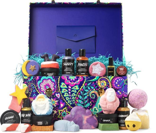 Calendario de adviento de Lush