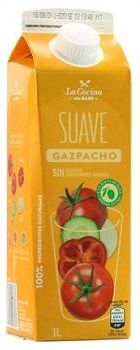 Gazpacho suave de Aldi.