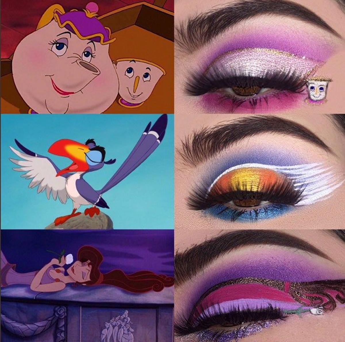 Maquillaje inspirado en personajes Disney