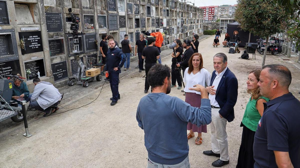 El laureado cineasta Juanjo Giménez rueda en Vigo