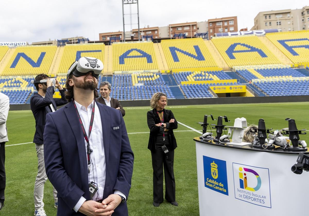 Así fue el día de los emisarios de la FIFA en Gran Canaria para observar los avances de cara al Mundial de 2030 Así fue el día de los emisarios de la FIFA en Gran Canaria para observar los avances de cara al Mundial de 2030