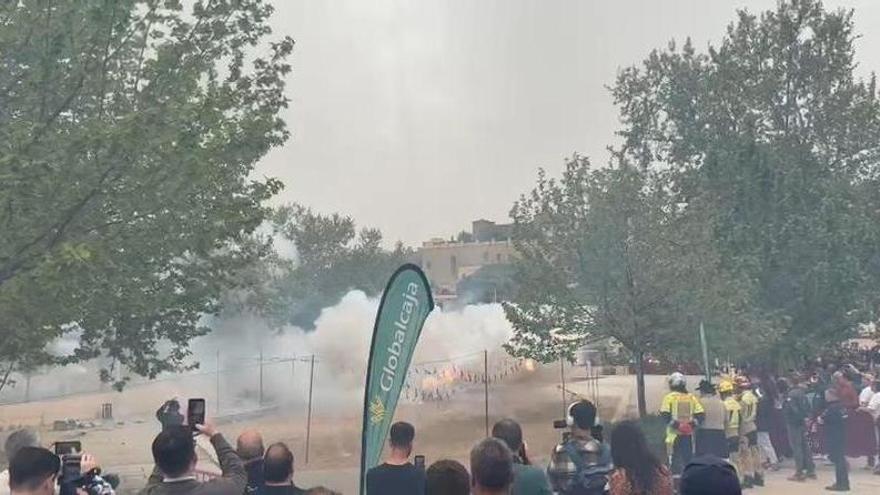Así ha sido la mascletà de las Hogueras de Alicante en Toledo