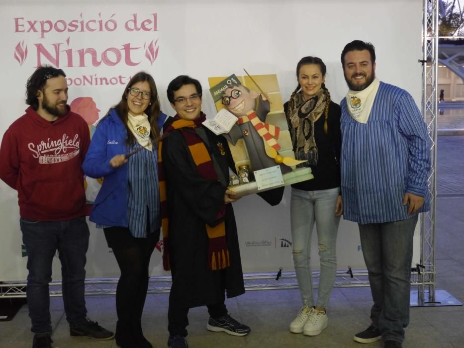 Último día de entrega de Ninots en la Exposición de 2017