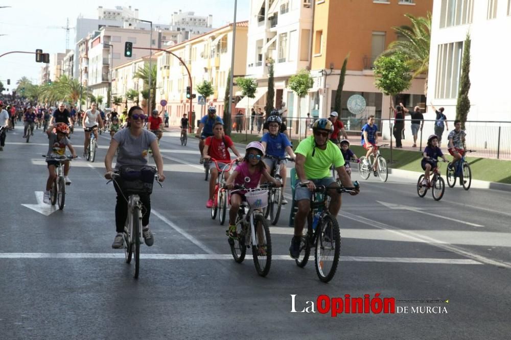 Ciclopaseo para clausular en Lorca los JDG