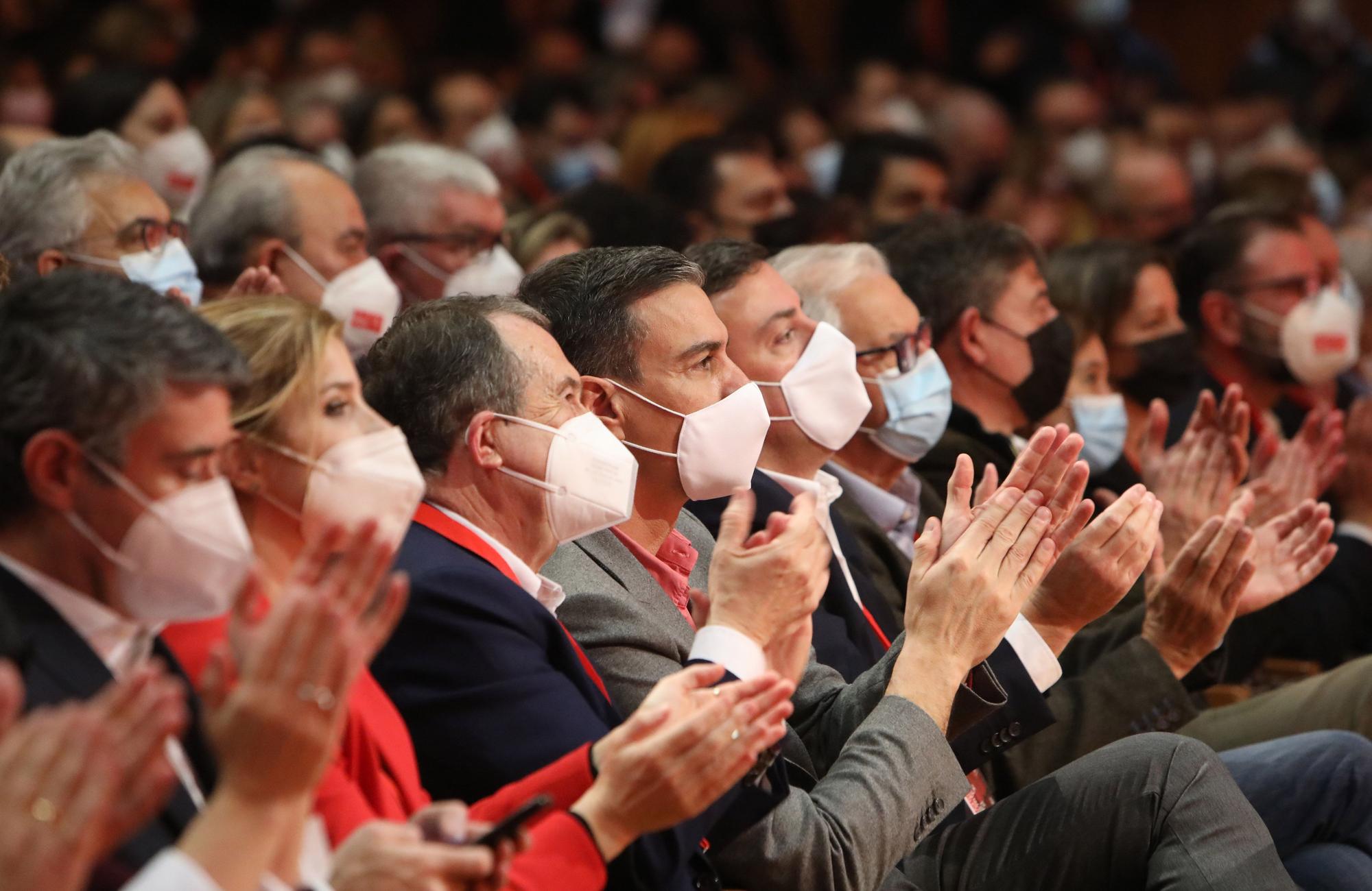 Pedro Sánchez clausura el congreso del PSdeG en Santiago