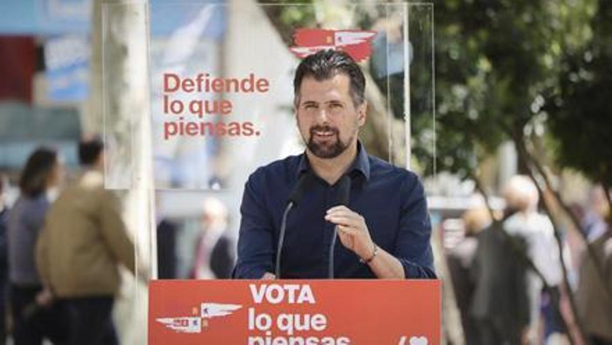 El secretario general del PSOECYL, Luis Tudanca participa en un acto joven de las Juventudes Socialistas y PSOE de Castilla y León, en Zamora.