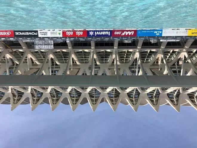 Así va el montaje de la pasarela del Maratón Valencia Trinidad Alfonso