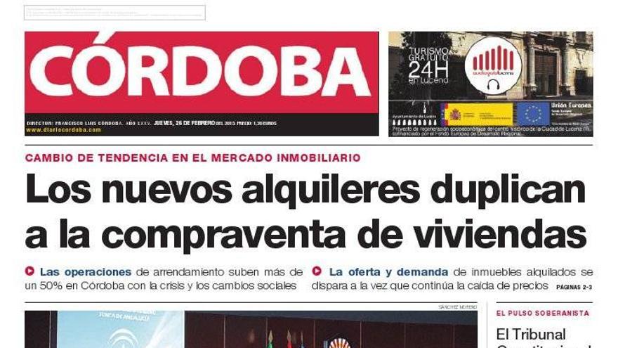 La portada de CÓRDOBA