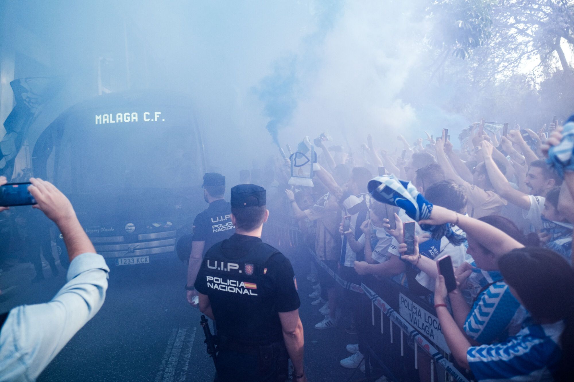 Recibimiento al Málaga CF
