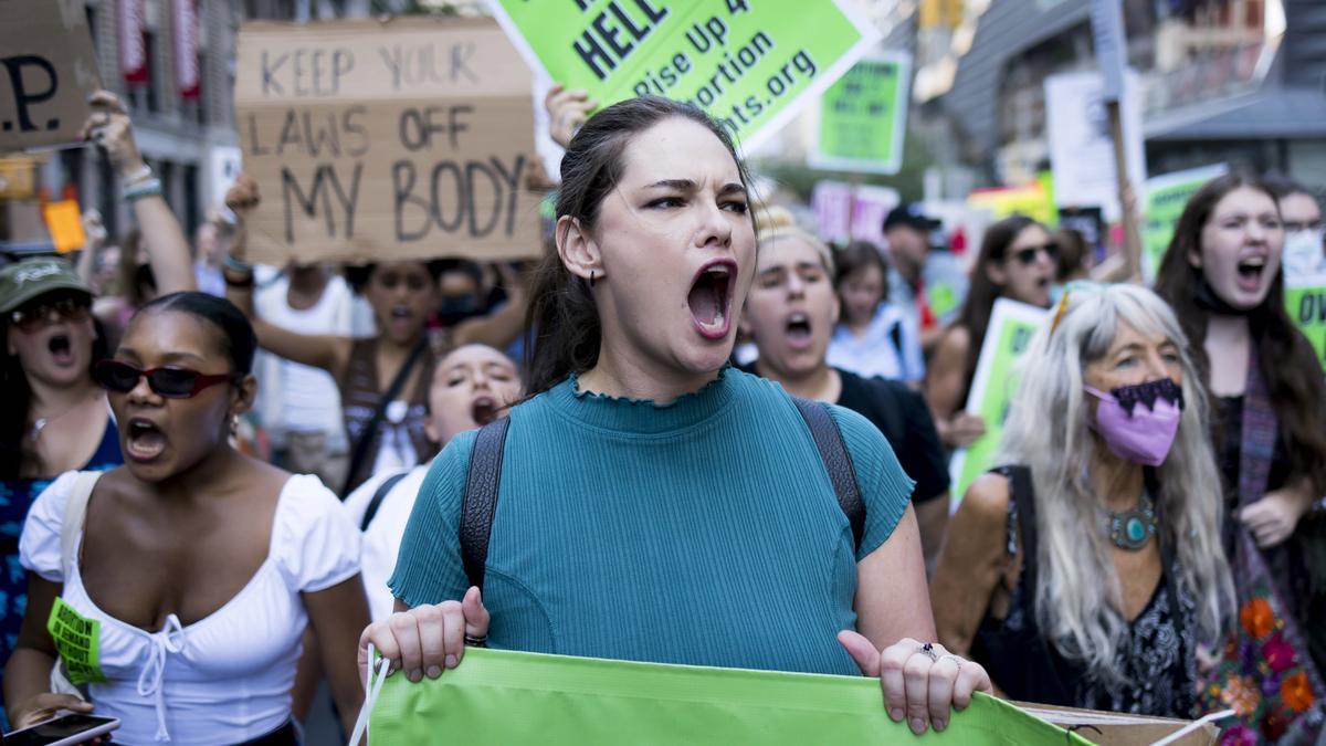 Protest Against US Supreme Court Abortion Decision