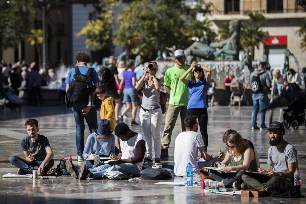 Jornada de calor en València