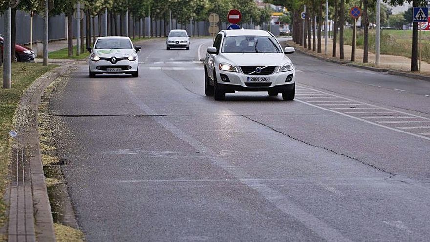 L&#039;avinguda de la Pau de Salt es limitarà a 40 km/h.