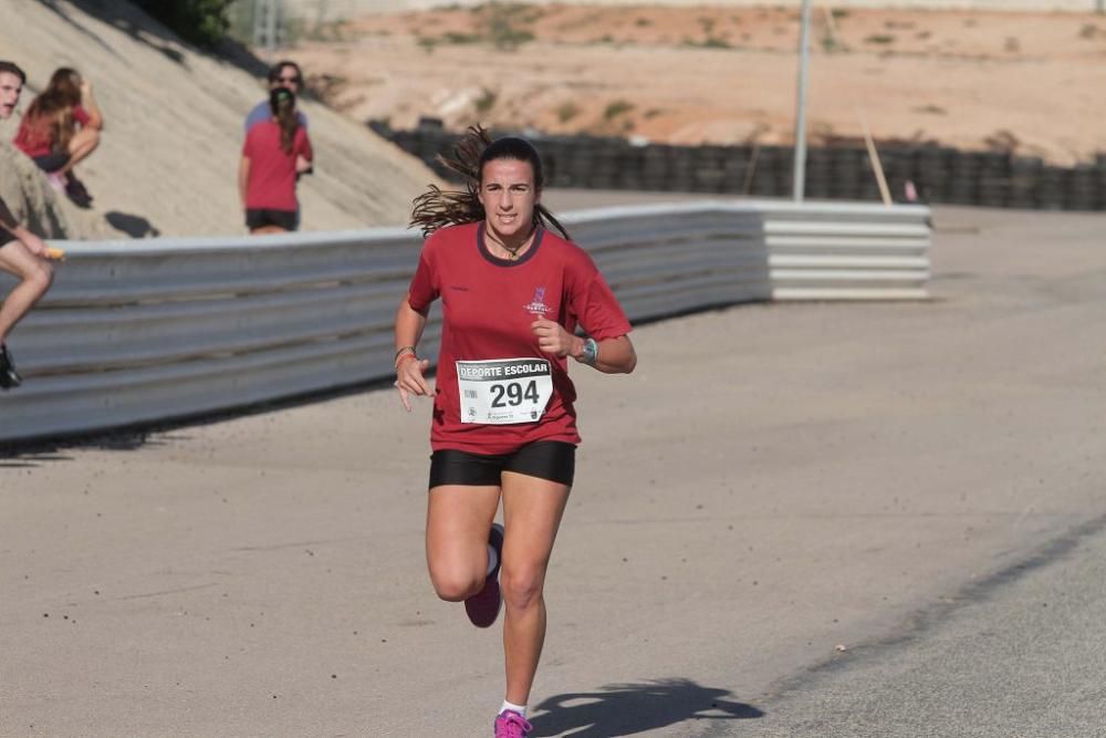 Cross Escolar Cartagena en el Circuito de Velocida