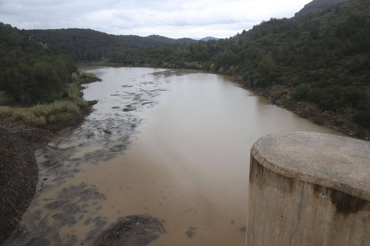 Cauce del río Palancia a su paso por Sagunt.