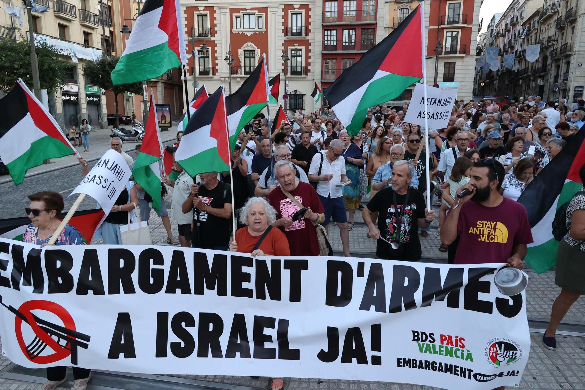 Concentración en Alcoy contra el genocidio en Gaza