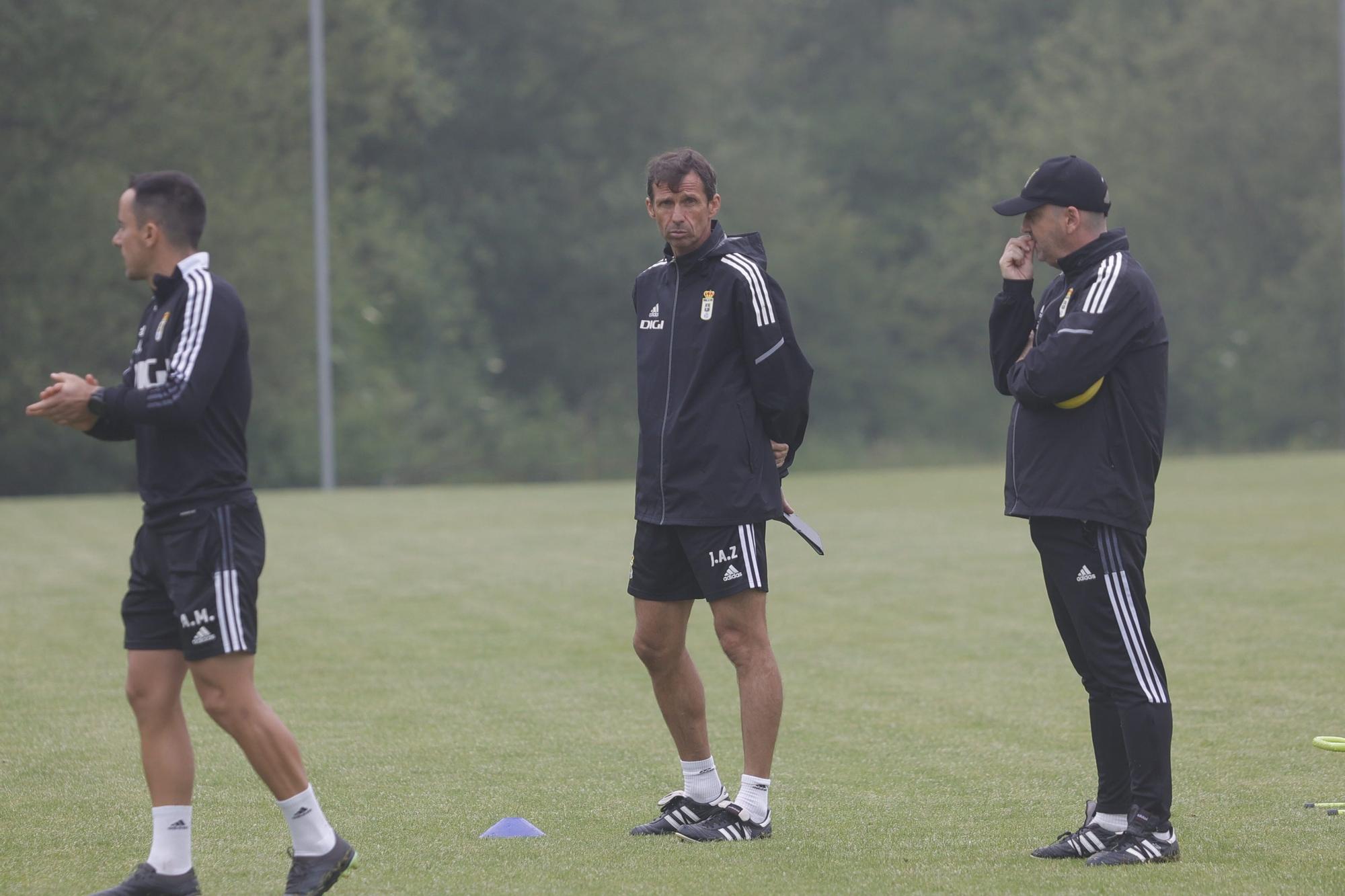 Las imágenes del entrenamiento del Oviedo