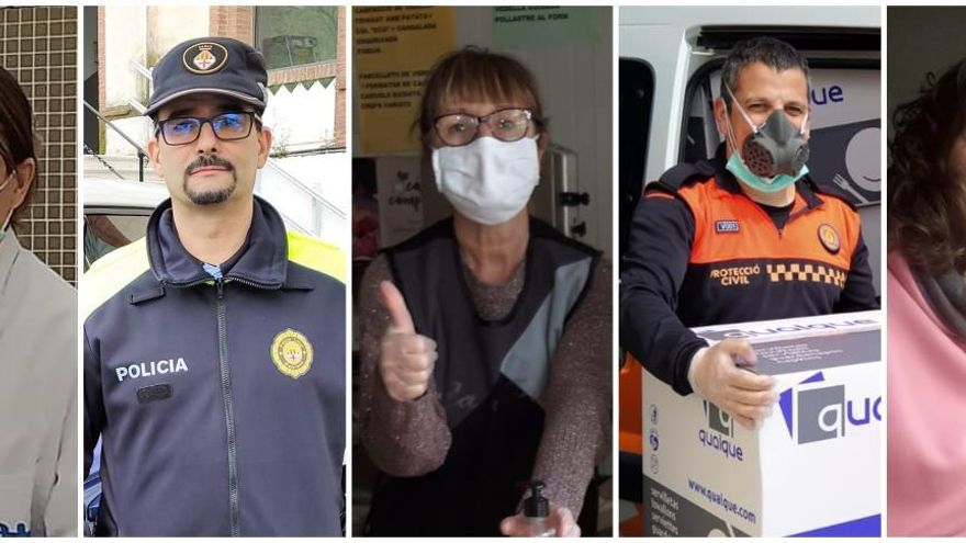 Marta Obiols, Joan Carles López, Pilar Puig, Manel Roca i Eva Oliva