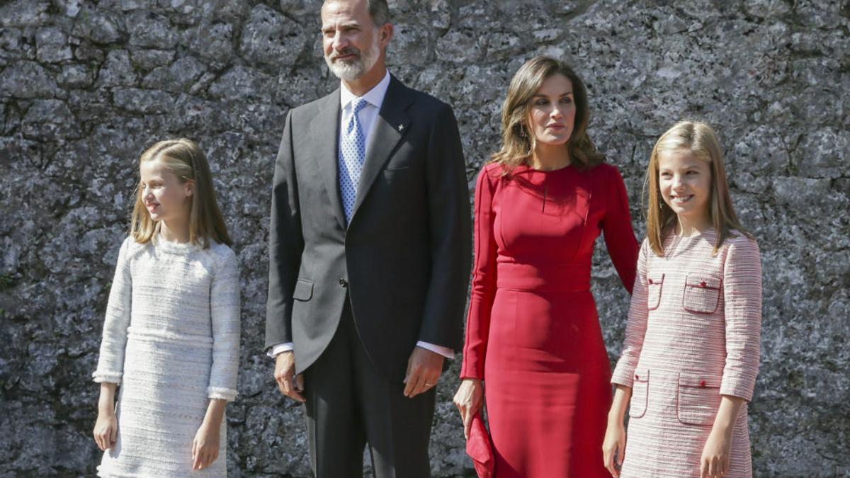 La Familia Real en el Día de Asturias