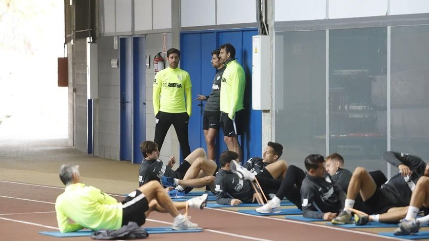 Los blanquiazules apuran para llegar al choque del viernes ante el Tenerife.