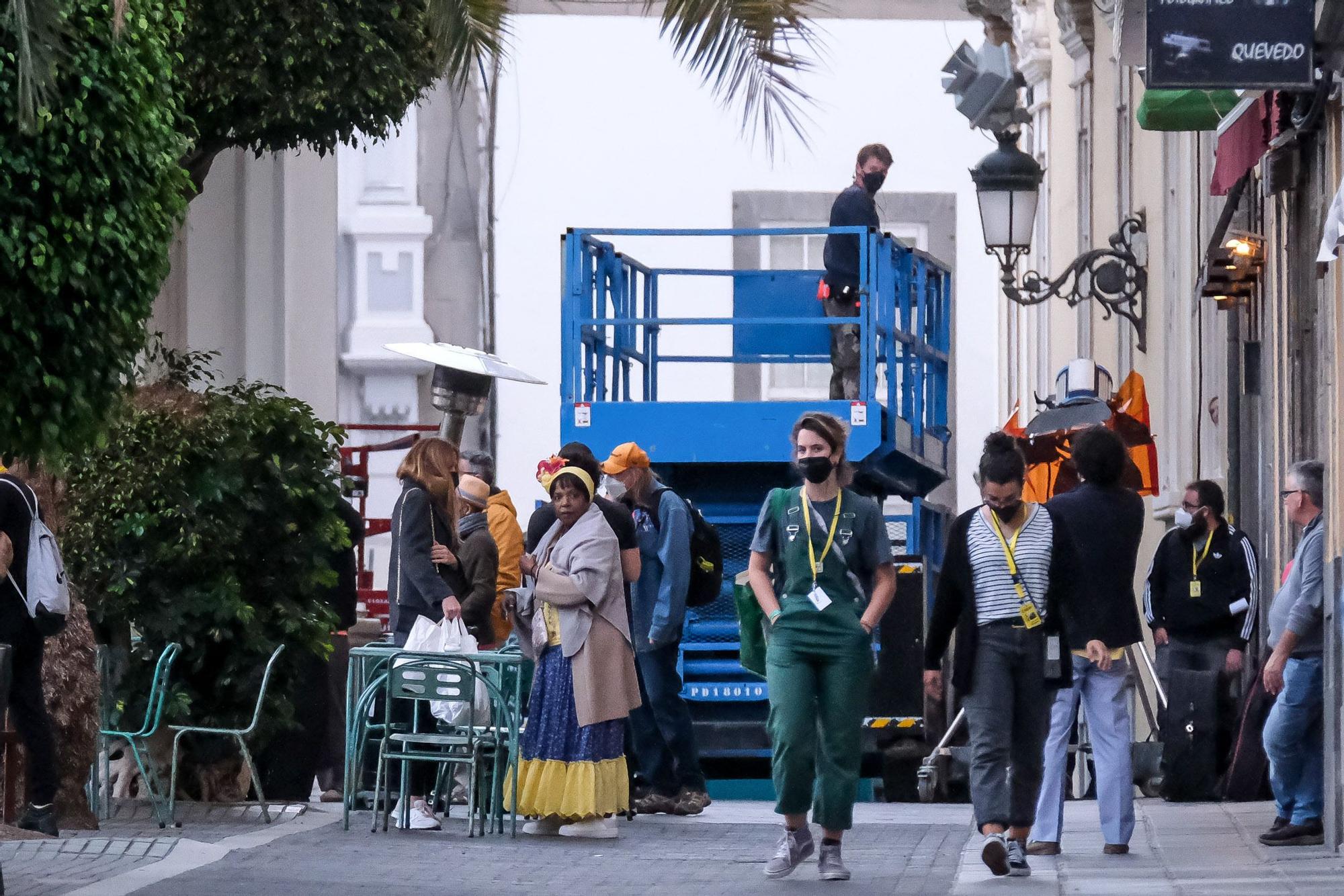 Rodaje de 'The Mother' con Jennifer López en Las Palmas de Gran Canaria (3/3/2022)