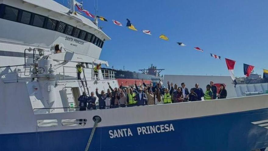 Iberconsa celebra en «Capetón» la incorporación a su flota del pesquero «Santa Princesa»