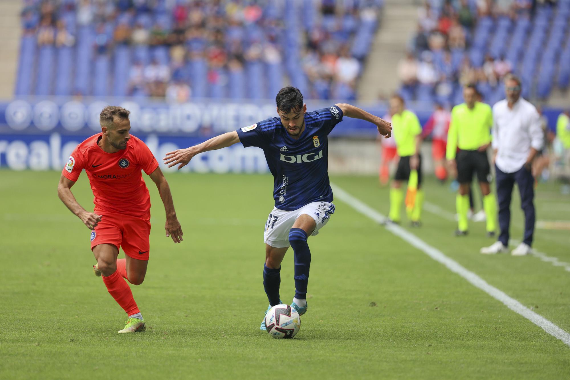 En imágenes: El Oviedo se estrena perdiendo por 0-1 contra el Andorra