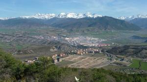 Vista general de Sabiñánigo, Huesca.