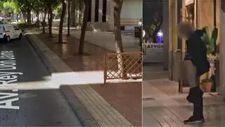 Vídeo: Un hombre protagoniza una desagradable escena al exhibir sus genitales en pleno centro de Castelló