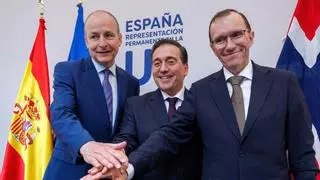 España elude la escalada de verbal de Israel y escenifica el reconocimiento de Palestina: “Existió, existe y existirá”