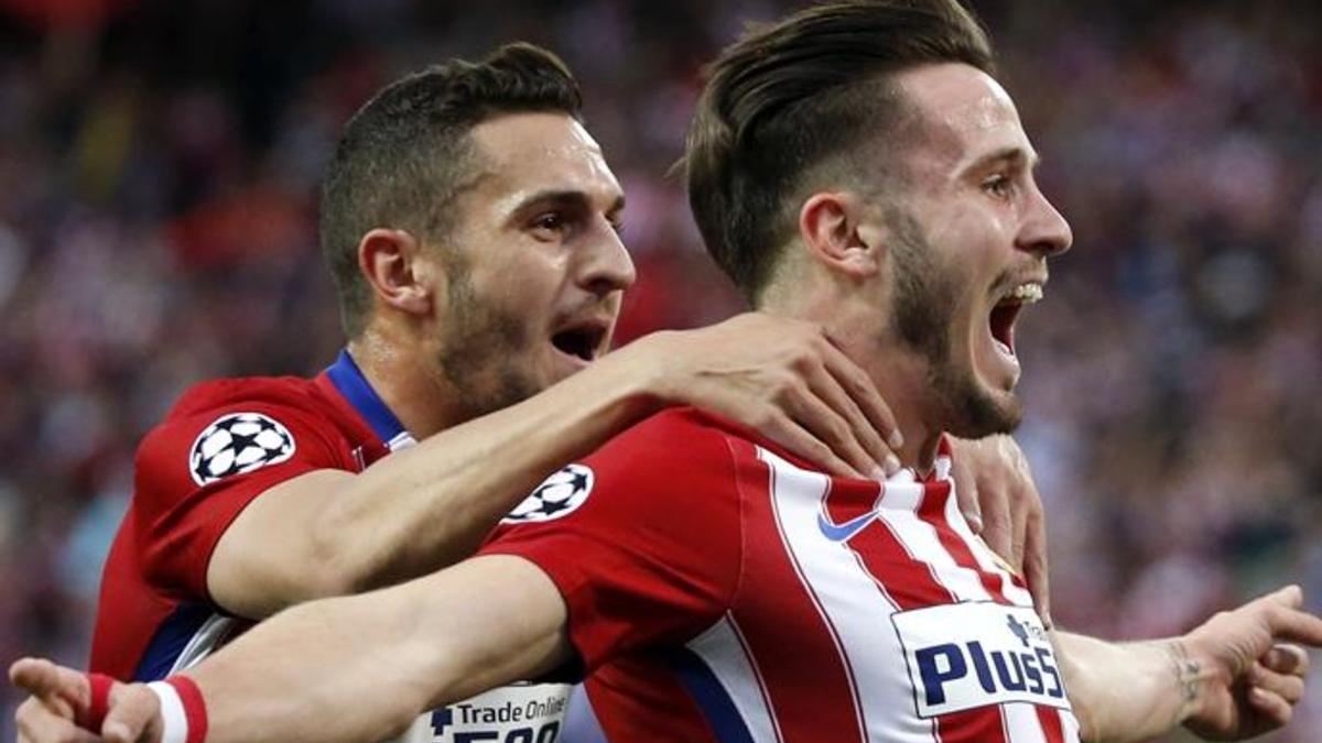 Saúl Ñíguez, jugador del Atlético de Madrid, marcó un golazo contra el Bayern