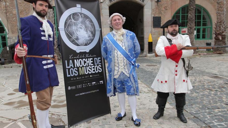 Un momento de la presentación de la iniciativa, en la que el protagonista fue un actor que hacía de Carlos III.