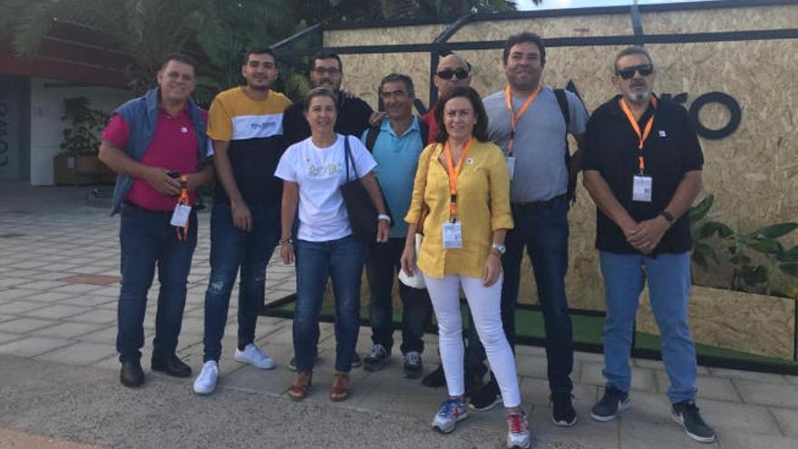 La delegación gomera en la muestra de Gran Canaria.