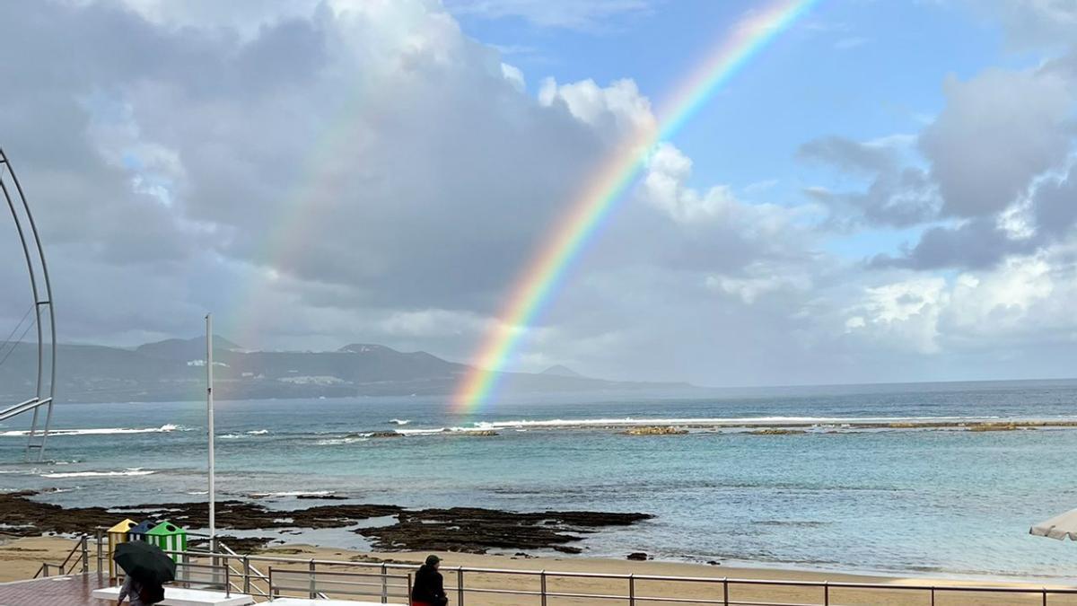 Lluvias en Las Palmas de Gran Canaria (12/01/22)